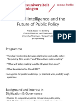 Artificial Intelligence and The Future of Public Policy