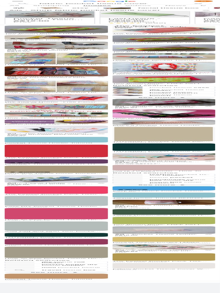 Fabric Pocket Tissue Cover - Google Search | PDF | Domestic Implements ...