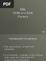 XML Dom and Sax Parsers