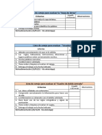 Lista de Cotejo para Evaluar