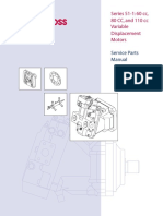 Service Parts Manual: Series 51-1: 60 CC, 80 CC, and 110 CC Variable Displacement Motors