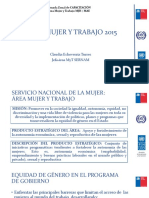 Jornada Capacitación Área Mujer Trabajo