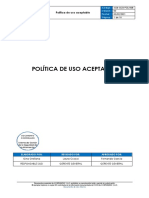 Política de Uso Aceptable