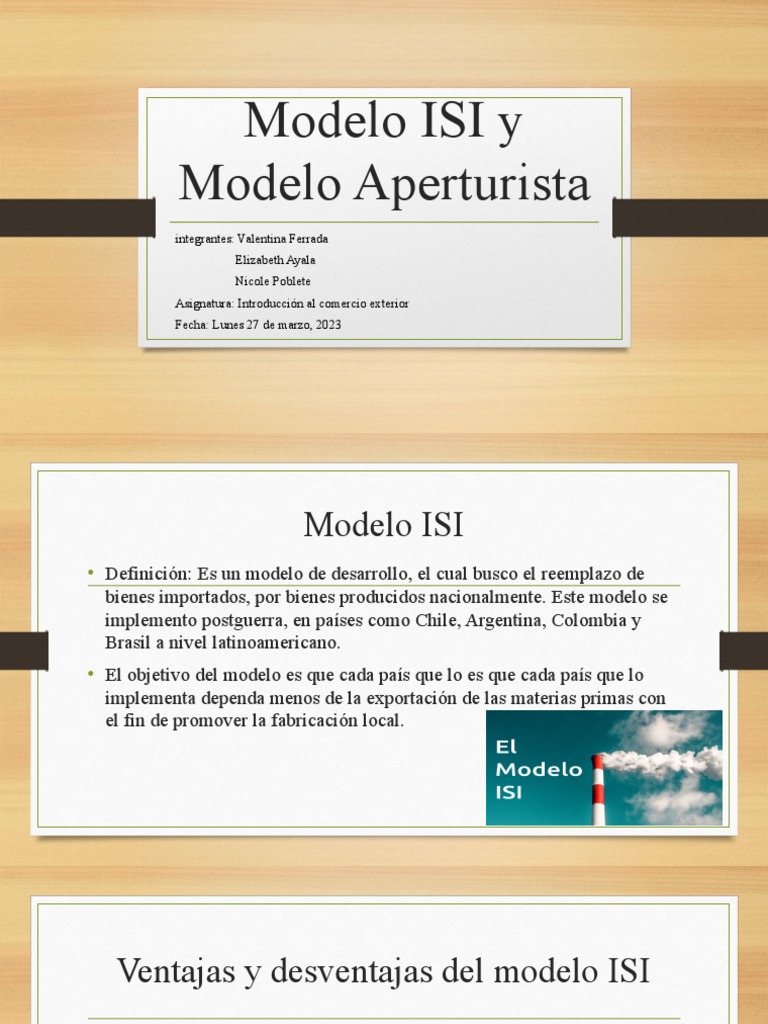 Ventajas y Desventajas del Modelo ISI | PDF | Exportaciones | Economias