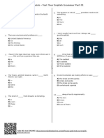 Self Study Guide - Test Your English Grammar Part 01