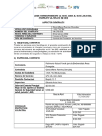 Informe de actividades de contrato de servicios para proyecto de estufas ecoeficientes