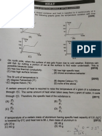 Multiple choice questions on heat transfer and thermodynamics