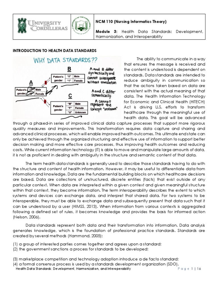 Health Data Standards and Interoperability | PDF | Health Informatics ...