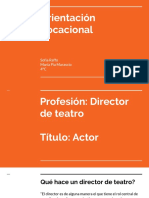 Actor-Director de Teatro