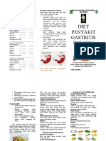 Leaflet Diet Penyakit Gastritis