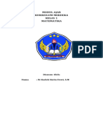 Modul Ajar Kurikulum Merdeka Kelas 1 Matematika: Disusun Oleh: Nama: Ni Kadek Sintia Dewi, S.M