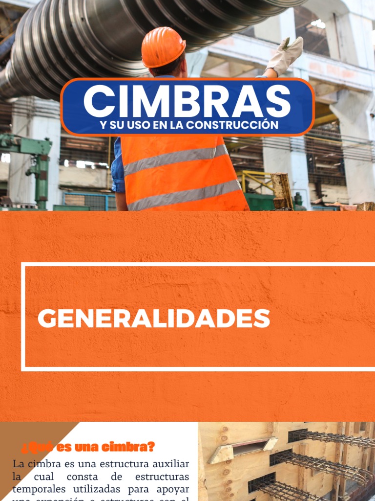 Cimbra y Andamios en Construcción | PDF | Hormigón | Andamio