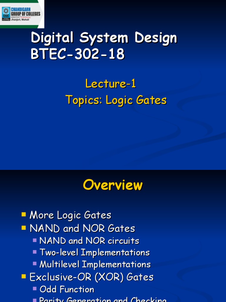 CECJ ECE Unit No.1 Logic Gates DSD PDF Logic Mathematical Logic