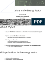 Presentation GIS Energy Applications March 2017