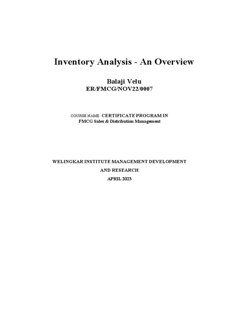 Multi-Criteria ABC Inventory Analysis | PDF | Cluster Analysis | Supply ...
