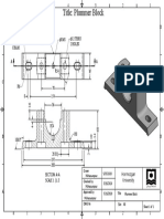 Title: Plummer Block: 1. 3D Model 2. Drawing