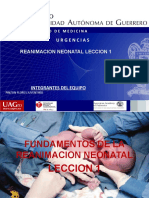 Urgencias Reanimacion Neonatal Leccion 1: Facultad de Medicina