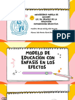 Modelo de Educacion Con Enfasis en Los Efectos