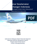 Kerangka Acuan Seminar Keselamatan Penerbangan Indonesia