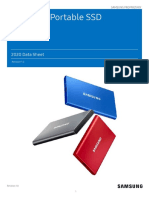 Samsung Portable SSD T7 Data Sheet Rev.1.0