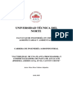 Universidad Técnica Del Norte: Facultad de Ingeniería en Ciencias Agropecuarias Y Ambientales