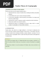 Lesson 6 - Number Theory & Cryptography: Definition 1