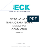 Set de Hojas de Trabajo para Terapia Cognitivo-Conductual: Edición 2017