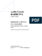 Barbetta Moresca Canarie