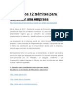 1 Conoce Los 12 Trámites para Constituir Una Empresa