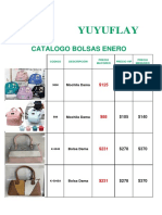 Yuyuflay: Catalogo Bolsas Enero