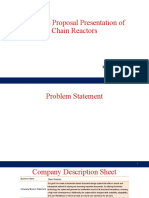 Business Proposal Presentation of Chain Reactors