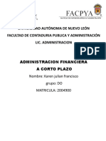 Universidad Autónoma de Nuevo León Facultad de Contaduria Publica Y Administración Lic. Administracion