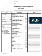 Inspection Form - Fire Pump