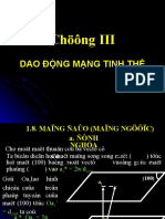 Chương 3-1 Dao động mạng tinh thể