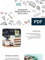 Internship Presentation For Book-Shelf
