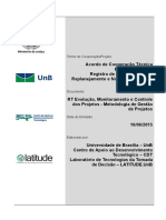 Acordo de Cooperação Técnica FUB - CDT e MJ - SE Registro de Identidade Civil Replanejamento e Novo Projeto Piloto