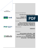 Acordo de Cooperação Técnica FUB_CDT e MJ_SE Registro de Identidade Civil Replanejamento e Novo Projeto Piloto