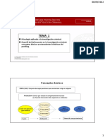 Tema 1: Perfiles Psicológicos en Investigación Criminal