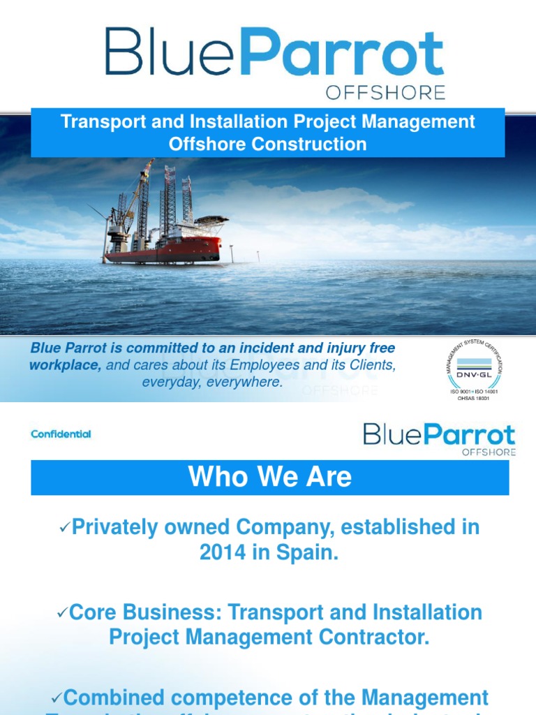 Blue Parrot Offshore Project Management | PDF | Offshore Wind Power