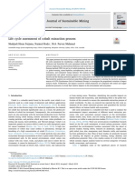 Life Cycle Assessment of Cobalt Extraction Process