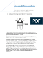 Aros Del Pistón de Un Motor