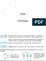 Elec Formulas