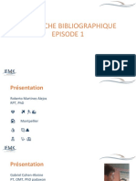 Recherche Bibliographique Episode 1