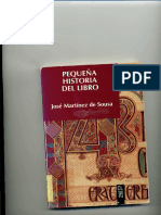 Pequeña Historia Del Libro José Martínez de Sousa
