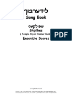 Song Book סעקליפּש: Shpilkes Ensemble Scores