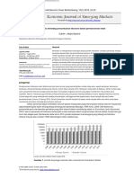 Jurnal Ekonomi Pasar Berkembang, 10 (1) 2018, 32-39: Suhel, Abdul Bashir