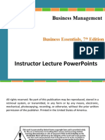 Business Management: Instructor Lecture Powerpoints