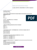 Class 12 Maths Chapter 1 Relations and Functions Mcqs For Practice