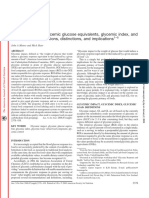 Glycemic Impact, Glycemic Index, and Glycemic Load