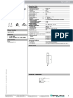 Technical Data: - 1.5 MM Flush - Usable Up To SIL2 Acc. To IEC 61508